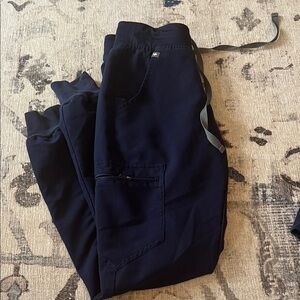 Figs Zamora Navy Jogger scrub Pants size XXS